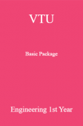 VTU Basic Package Engineering I & II SEM (Common)