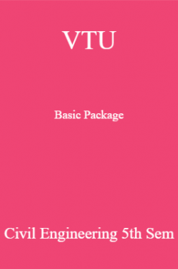 VTU Basic Package Civil Engineering V SEM