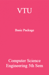 VTU Basic Package Computer Science Engineering V SEM VTU Basic Package Computer Science Engineering V SEM