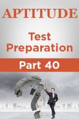Aptitude Test Preparation Part 40 Aptitude Test Preparation Part 40