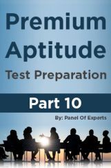 Premium Aptitude Test Preparation Part 10 Premium Aptitude Test Preparation Part 10