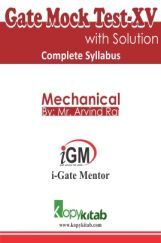 iGate Mechanical Mock Test XV With Solution iGate Mechanical Mock Test XV With Solution
