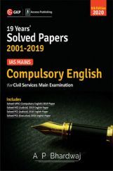 IAS Mains Compulsory English 19 Years Solved Papers (2001-2019) IAS Mains Compulsory English 19 Years Solved Papers (2001-2019)