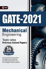 GATE 2021 Mechanical Engineering Topicwise (34 Years Solved Papers) GATE 2021 Mechanical Engineering Topicwise (34 Years Solved Papers)