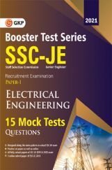 SSC 2021 : Booster Test Series - JE Paper 1 -  Electrical Engineering - 15 Mock Tests (Includes 2019-2020 Papers) SSC 2021 : Booster Test Series - JE Paper 1 -  Electrical Engineering - 15 Mock Tests (Includes 2019-2020 Papers)
