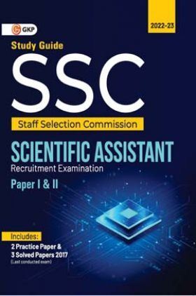 SSC 2022 Scientific Assistant Paper I & II