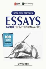 UPSC Civil Services 2023 : Essays (Papers from 1993 onwards) by DVK Rao UPSC Civil Services 2023 : Essays (Papers from 1993 onwards) by DVK Rao