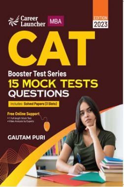 CAT 2023 : Booster Test Series - 15 Mock Tests&nbsp; (Questions, Answers & Explanations)
