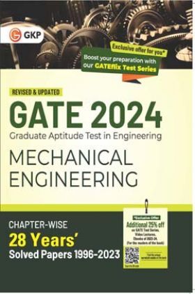 GATE 2024 Mechanical Engineering - 28 Years Chapter-wise Solved Papers (1996-2023)