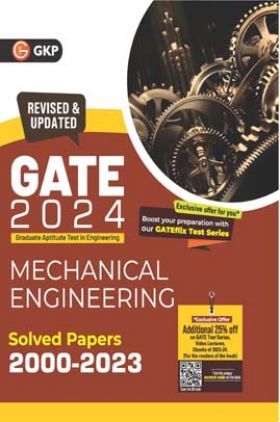 GATE 2024 Mechanical Engineering - Solved Papers (2000-2023)