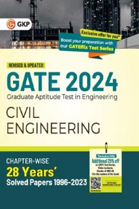 GATE  Civil Engineering - 28 Years Chapter-wise Solved Papers (1996-2023)