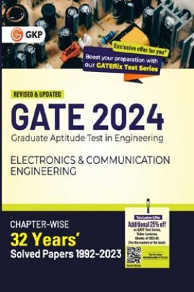 GATE  Electronics & Communication Engineering - 32 Years Chapter-wise Solved Papers (1992-2023)