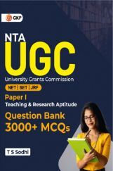 NTA UGC 2023 (NET,JRF,SET) - Paper 1  - Teaching & Research Aptitude - Question Bank 3000+ MCQs by T.S. Sodhi NTA UGC 2023 (NET,JRF,SET) - Paper 1  - Teaching & Research Aptitude - Question Bank 3000+ MCQs by T.S. Sodhi