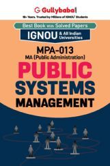 MPA-013 Public Systems Management MPA-013 Public Systems Management