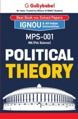 MPS-001 Political Theory MPS-001 Political Theory