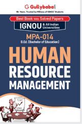 MPA-014 Human Resource Management MPA-014 Human Resource Management