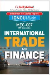 MEC-007 International Trade and Finance MEC-007 International Trade and Finance
