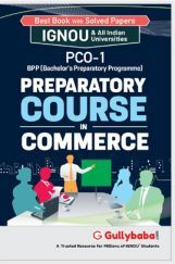 PCO–1 Preparatory Course In Commerce PCO–1 Preparatory Course In Commerce