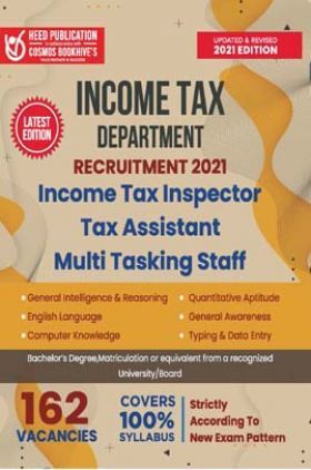 Income Tax Department - Income Tax Inspector, Tax Assistant and Multi Tasking Staff