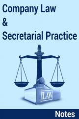 Company Law and Secretarial Practice Notes Company Law and Secretarial Practice Notes