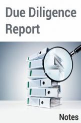 Due Diligence Report Notes Due Diligence Report Notes
