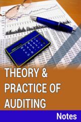 Theory and Practice of Auditing Notes Theory and Practice of Auditing Notes