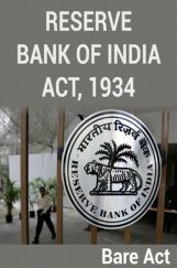 Reserve Bank of India Act, 1934 Notes Reserve Bank of India Act, 1934 Notes