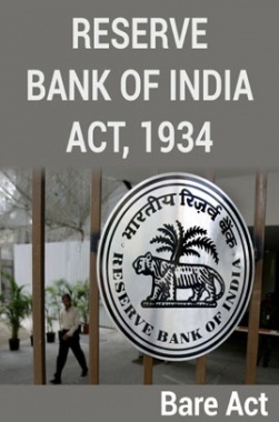 Reserve Bank of India Act, 1934 Notes