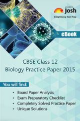 CBSE Class 12th Solved Biology Practice Paper 2015 CBSE Class 12th Solved Biology Practice Paper 2015