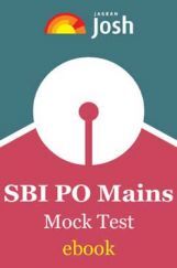 SBI PO Mains Mock Test eBook SBI PO Mains Mock Test eBook