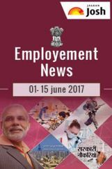 Employment News 1-15 June 2017 Employment News 1-15 June 2017
