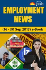 Employment News 16-30 September 2017 EBook Employment News 16-30 September 2017 EBook