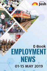 Employment News 01-15 May 2019 Employment News 01-15 May 2019