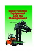 Construction Equipment And Its Management