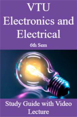 VTU Electronics and Electrical 6th Sem Study Guide with Video Lecture