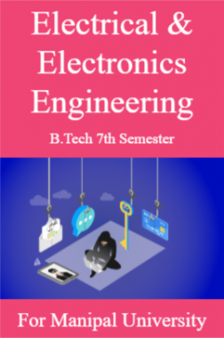 Electrical Electronics Engineering B Tech 7th Semester For Manipal University