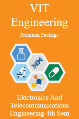 VIT Engineering Premium Package Electronics And Telecommunications Engineering 4th Sem