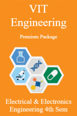 VIT Engineering Premium Package Electrical & Electronics Engineering 4th Sem