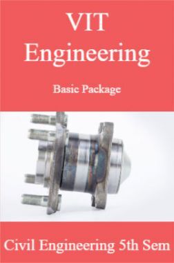 VIT Engineering Basic Package Civil Engineering 5th Sem