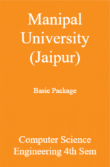 Manipal University (Jaipur) Basic Package Computer Science Engineering 4th Sem Manipal University (Jaipur) Basic Package Computer Science Engineering 4th Sem