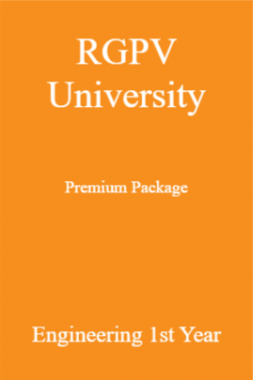 RGPV University Premium Package Engineering 1st Year
