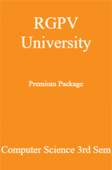 RGPV University Premium Package Computer Science 3rd Sem RGPV University Premium Package Computer Science 3rd Sem