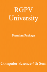 RGPV University Premium Package Computer Science 4th Sem RGPV University Premium Package Computer Science 4th Sem