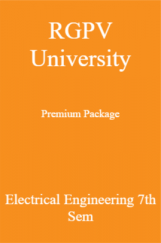 RGPV University Premium Package Electrical Engineering 7th Sem RGPV University Premium Package Electrical Engineering 7th Sem