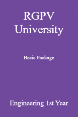 RGPV University Basic Package Engineering 1st Year