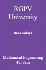 RGPV University Basic Package Mechanical Engineering 4th Sem RGPV University Basic Package Mechanical Engineering 4th Sem