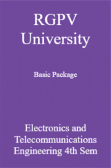 RGPV University Basic Package Electronics And Telecommunications Engineering 4th Sem RGPV University Basic Package Electronics And Telecommunications Engineering 4th Sem
