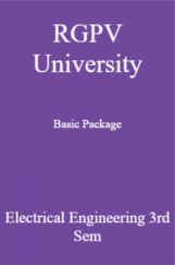 RGPV University Basic Package Electrical Engineering 3rd Sem RGPV University Basic Package Electrical Engineering 3rd Sem