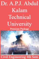 Dr. A.P.J. Abdul Kalam Technical University Premium Package Civil Engineering 4th Sem Dr. A.P.J. Abdul Kalam Technical University Premium Package Civil Engineering 4th Sem