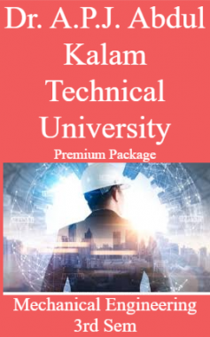 Dr. A.P.J. Abdul Kalam Technical University Premium Package Mechanical Engineering 3rd Sem